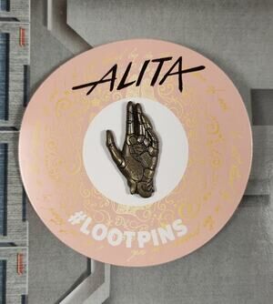 Alita Battle Angel Movie Pin Lootcrate Exclusive!